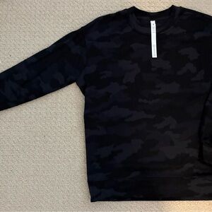 lululemon athletica Black Camouflage Sweatshirt